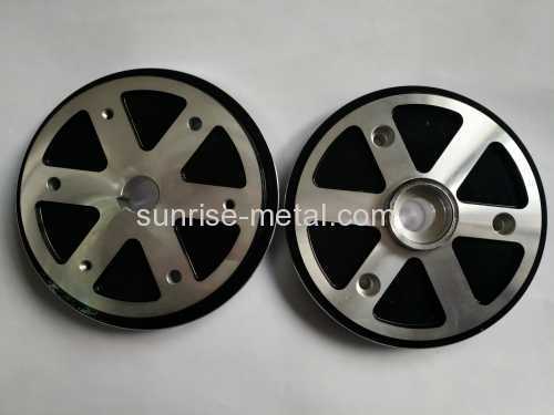 Black powder coating die casting parts