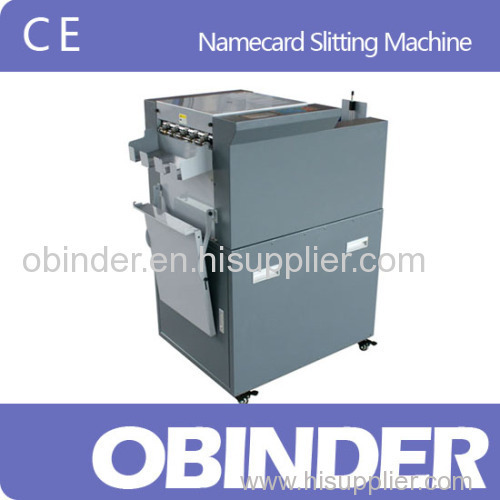 Obinder Automatic namecard slitting cutting machine