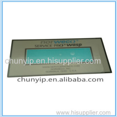 membrane flexible panel with lcd window