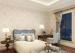 Beige Floral Pattern Non Woven Wallcovering Interior Decorating Wallpaper