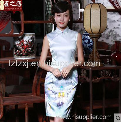 beautful Short lace Cheongsam