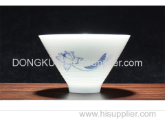 White porcelain tea cup