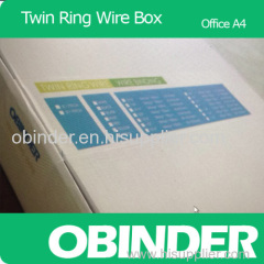 Obinder twin ring wire office box package