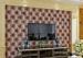 3D Effect Embossed PVC Vinyl Wallpaper Leather Pattern for TV Background
