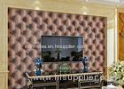 3D Effect Embossed PVC Vinyl Wallpaper Leather Pattern for TV Background