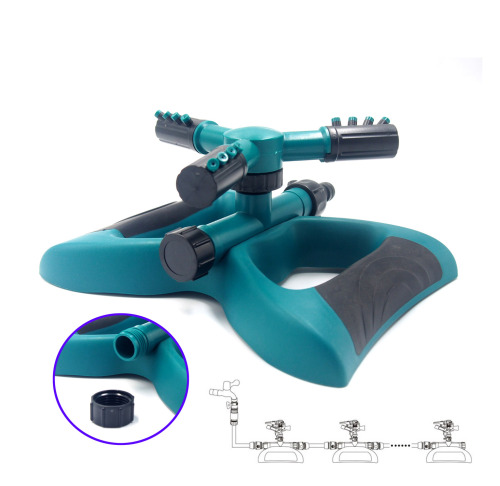 Plastic 3-arm Garden Water Rotary Sprinkler