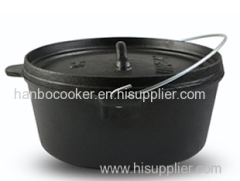 Enamel Cast Iron Stewpot Soup Pot Cooker