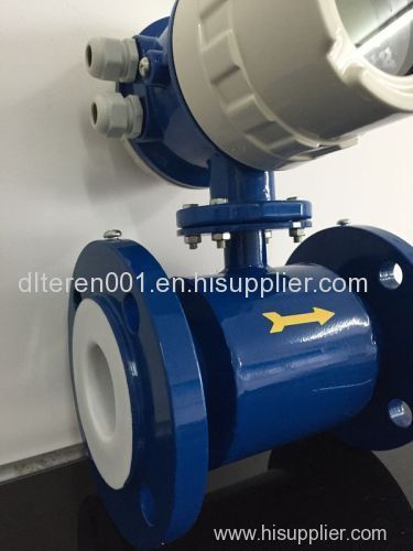 Large display Stainless Steel Electromagnetic Flowmeter best price