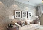 0.7*8.4M Removable Non -woven Modern Luxury Wallpaper with Abstract Curve