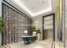 Modern Removable Silver Color Gold Foil Contemporary Wallpaper For Walls