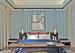 Custom Black And Grey Striped Wallpaper / Contemporary Vertical Striped Wallpaper