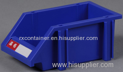 Industrial combined plastic storage bin