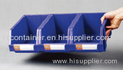 Industrial combined plastic storage bin