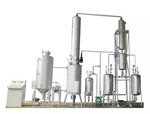 extreme negative pressure waste oil distillating device