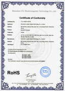 ROHS certificate By Leader Industrial Co., Limited ( leaderbluetooth )