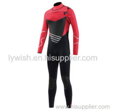 3/4mm supper stretch upper zipper entry system neoprene scuba full body wetsuit