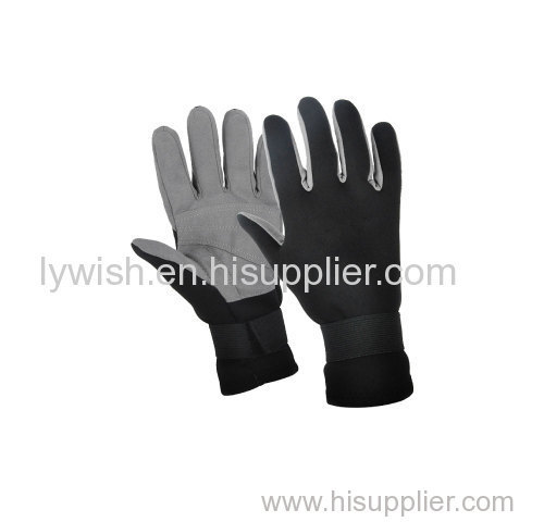 2.0mm surfing diving neoprene gloves with plam amara fabric