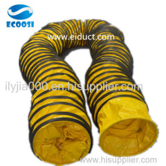 Heat Resistant Fire Retardant Airport Flexible Ventilation Fan Ducting Hoses