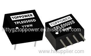 isolated low power and high efficiency DC/DC converters in a SIP and DIP package