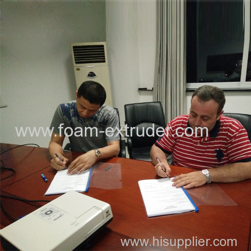 Sign a contract with the Egypt  customer