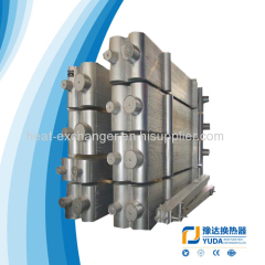 Air cooler for air separation plant refrigeration air dryer main heat exchanger pre-cooler thermosyphon heat exchanger