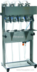 Semi Automatic 4-heads Vacuum Perfume Filler Liquid Filling Machine