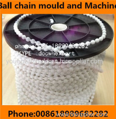 plastic endless loop round ball chain making machine for roller blinds curtains