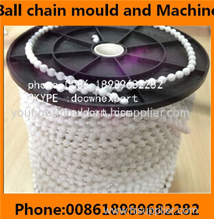 plastic curtain chain mould