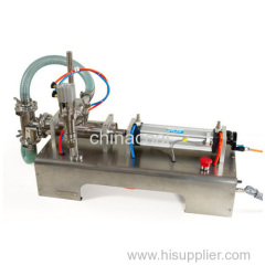 50-5000ml Single Head Liquid Softdrink Pneumatic Filling Machine table