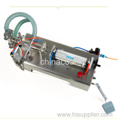 50-5000ml Single Head Liquid Softdrink Pneumatic Filling Machine table