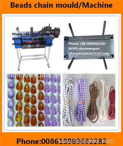 Machine for making roller blind curtains endless loop beads plastic ball chain