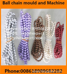 curtains roller Blind plastic Control string rosary thread endless Bottom operation ball bead link chain making machine