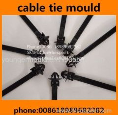 plastic nylon zip cable tie mould for auto car automobile automotive parts use