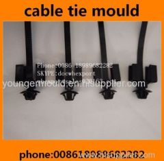 automotive car nylon plastic cable tie injection mould