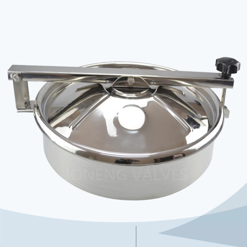 Stainless steel sanitary non pressure round manhole