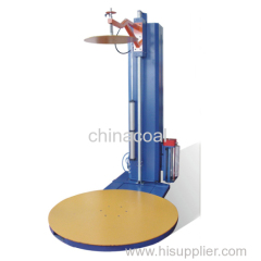 Automatic pallet wrapping machine