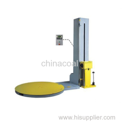 Automatic pallet wrapping machine