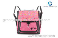 high quality girls backpack nice design with perfect color matching