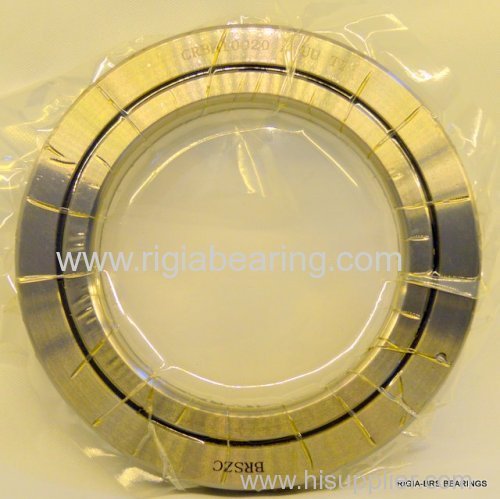 Crossed roller bearing thin section