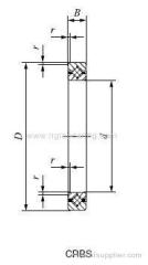 crossed roller bearing compact inner and outer ring