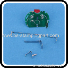 stainless steel battery clip for PCB mounted