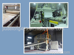 PVC stone plastic decorative board production line