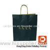 Deep Blue Plain Kraft Paper Gift Bags Sturdy Twisted Paper String Design