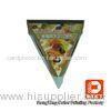 Glossy Varnishing Food Grade Pizza Packaging Boxes Triangle Single Slice Pizza Box