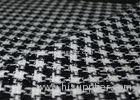 Fancy Tweed Wool Blended Fabric black white wool beautiful clothes