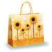 Sunflower Eco Friendly Gift Paper Bags Screen Printing Surface Handling