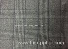 720G/M Charcoal Plaid Double Faced Wool Fabric For Coats / Jackets