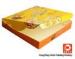 Yellow Cool Small Empty Folding Pizza Box Recycling Glossy Lamination Craft