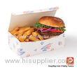 Food Grade Paper Fast Food Packaging Boxes Recycled For Hamberger