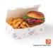Food Grade Paper Fast Food Packaging Boxes Recycled For Hamberger